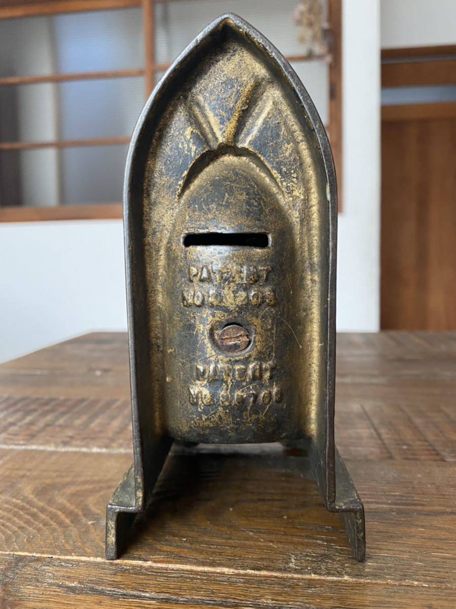1930s ビンテージ ビリケン 貯金箱 コインバンク 鋳造 アイアン 鉄 アンティーク BILLIKEN アーリーアメリカン