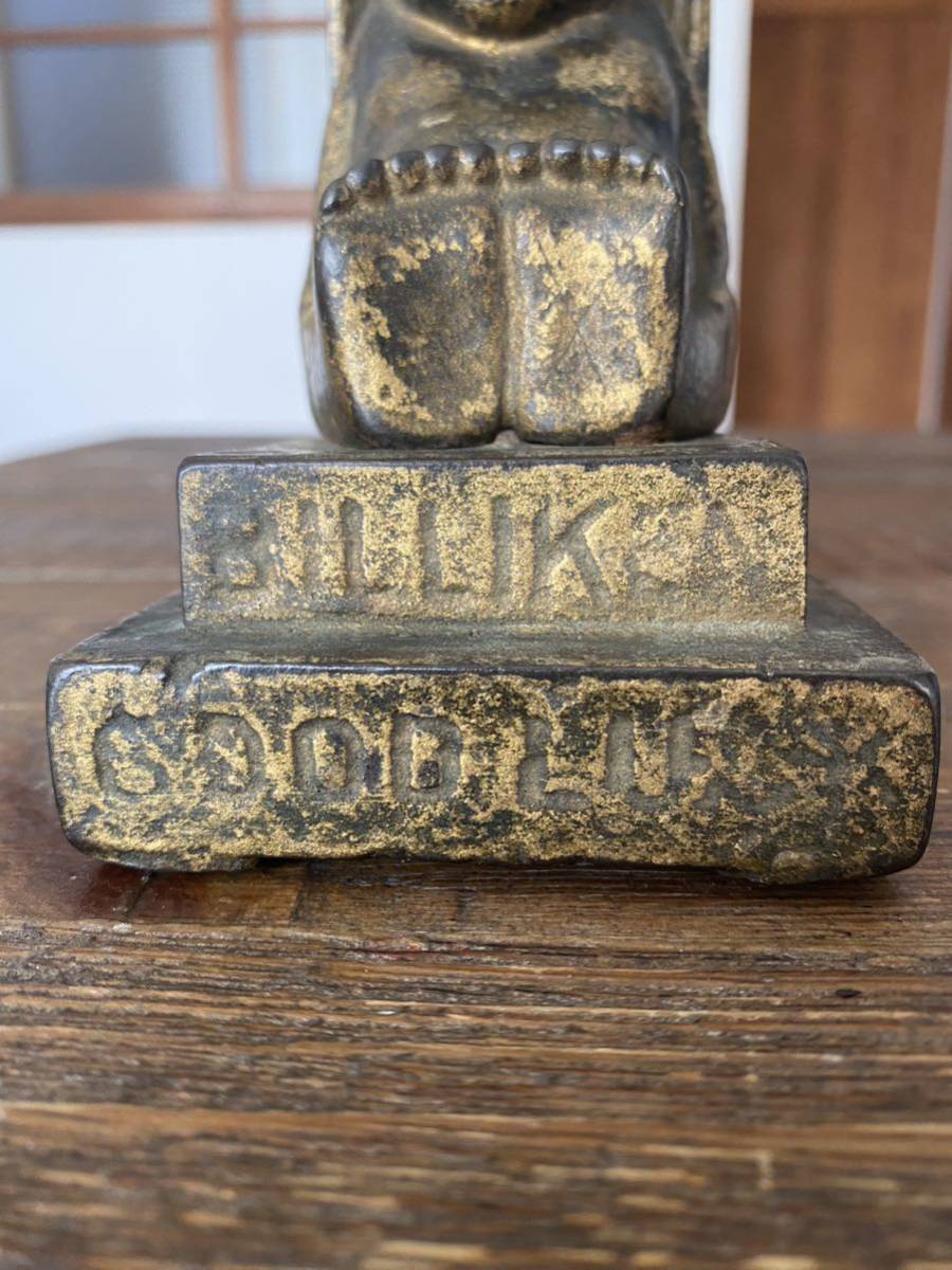 1930s ビンテージ ビリケン 貯金箱 コインバンク 鋳造 アイアン 鉄 アンティーク BILLIKEN アーリーアメリカン