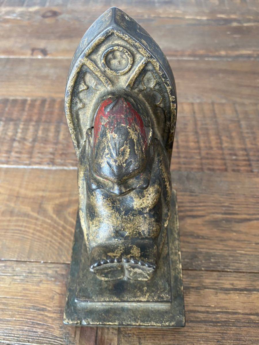 1930s ビンテージ ビリケン 貯金箱 コインバンク 鋳造 アイアン 鉄 アンティーク BILLIKEN アーリーアメリカン