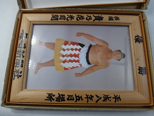 Ej19/大相撲 優勝額 横綱 貴乃花光司関 毎日新聞 平成8年5月場所