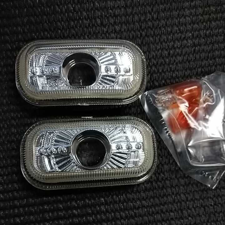 D car Ford Ford 94-98 Mustang 91-94 Explorer side marker fender marker side turn signal clear left right set 