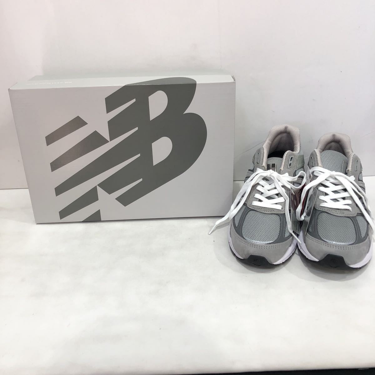 【NEW BALANCE】 M990GL5 ニューバランス 27.5 グレー ローカットスニーカー ts202302