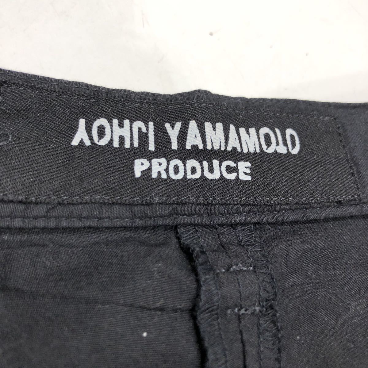 【YOHJI YAMAMOTO】 ボトム ヨウジヤマモト 2 黒 ブラック コットン hk-p07-002 21ss ts202405_画像6