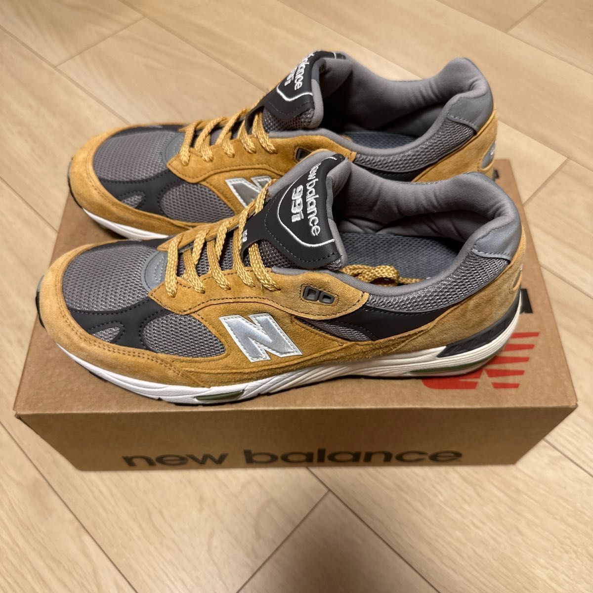ボトムスス単品 【新品】new balance M991TGG TAN 26.5