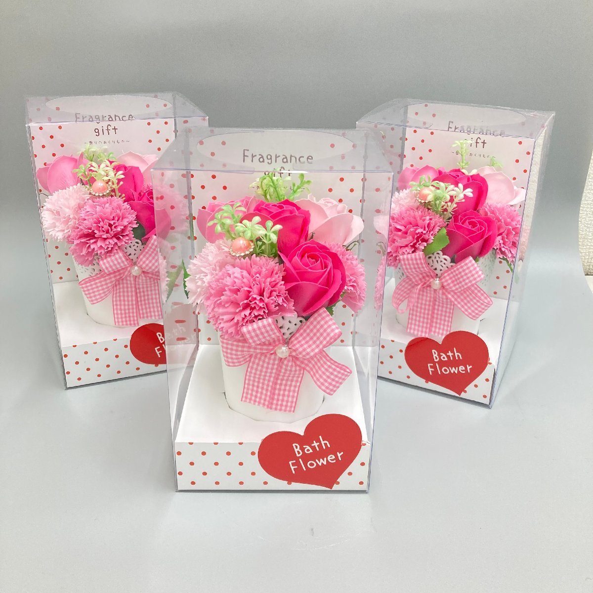 **[3] bus fragrance bus flower bathwater additive gift bouquet present White Day sending another 3 piece set unused 05/021603m**