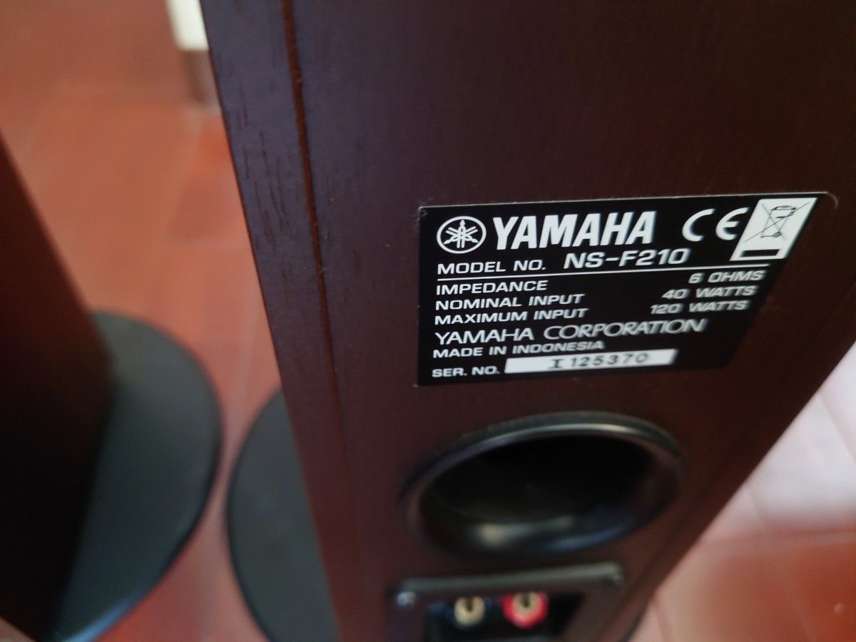 売り日本 YAMAHA NS-F210（MB）トールボーイペアスピーカー | www