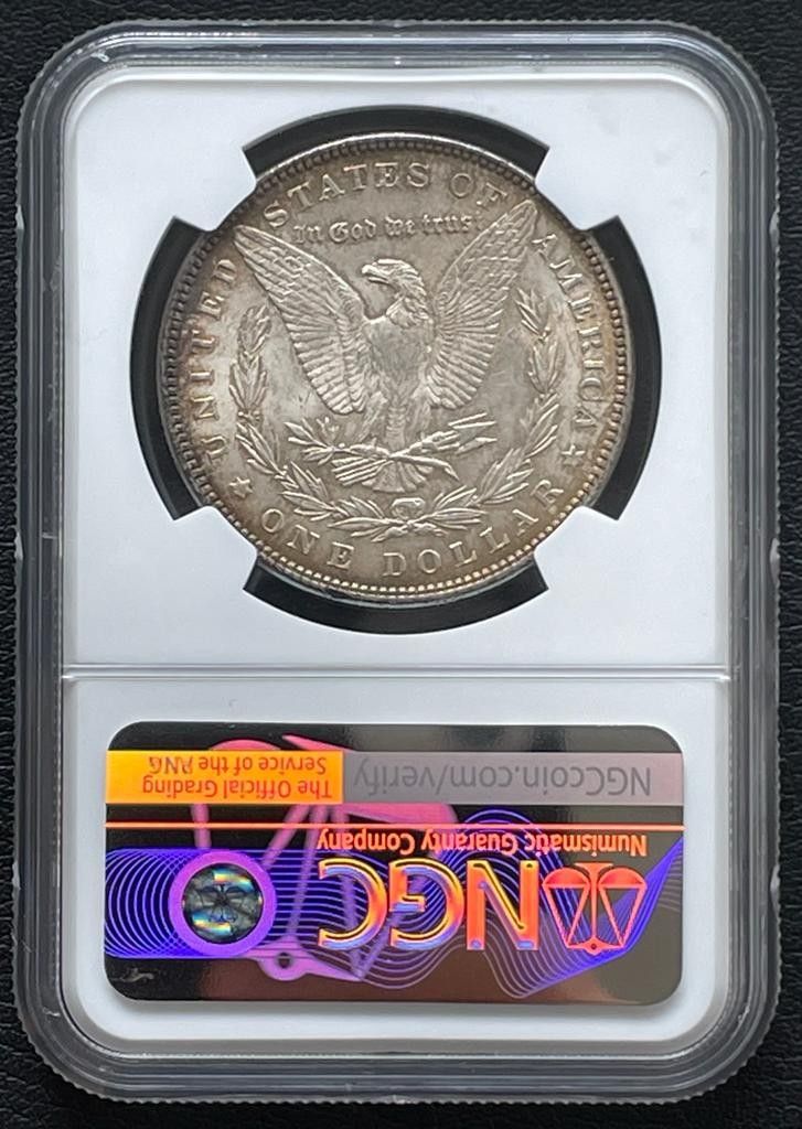 限界値下げ】モルガンダラー 1885年 銀貨 NGC MS62 トーン-