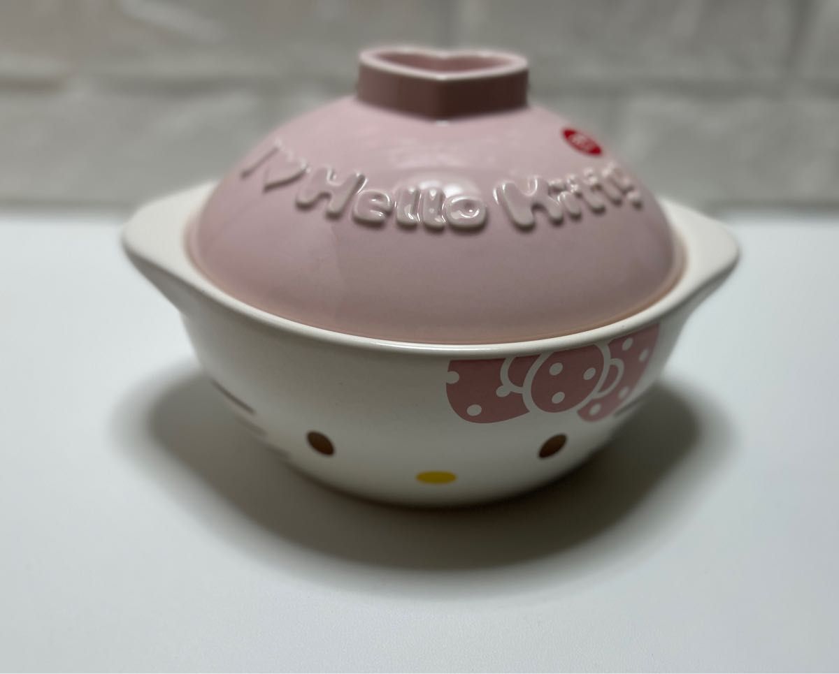 レア kitty キティ Hello Kitty ハローキティ 土鍋 美濃焼土鍋 レア kitty キティ Hello Kitty ハローキティ 土鍋 美濃焼土鍋