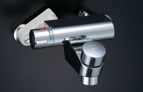 銭湯や宿泊施設に最適　自動で止まるセルフストップ付バス水栓　シャワーなしタイプ_画像1