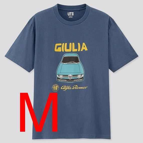 *[ unused ] Alpha Romeo ALFA ROMEO* short sleeves T-shirt M GIULIA Giulia men's 