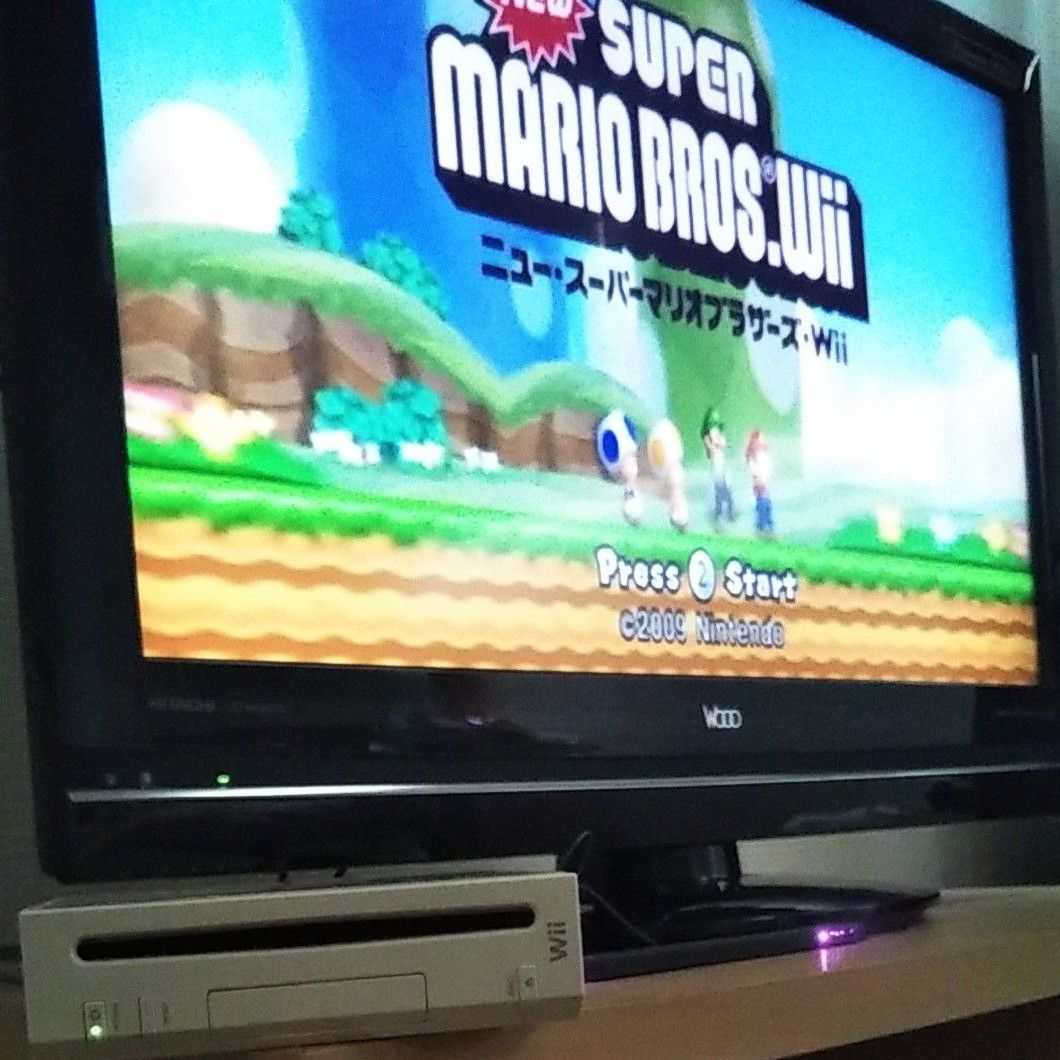 wii 本体一式 動作確認済み ソフト4本セット