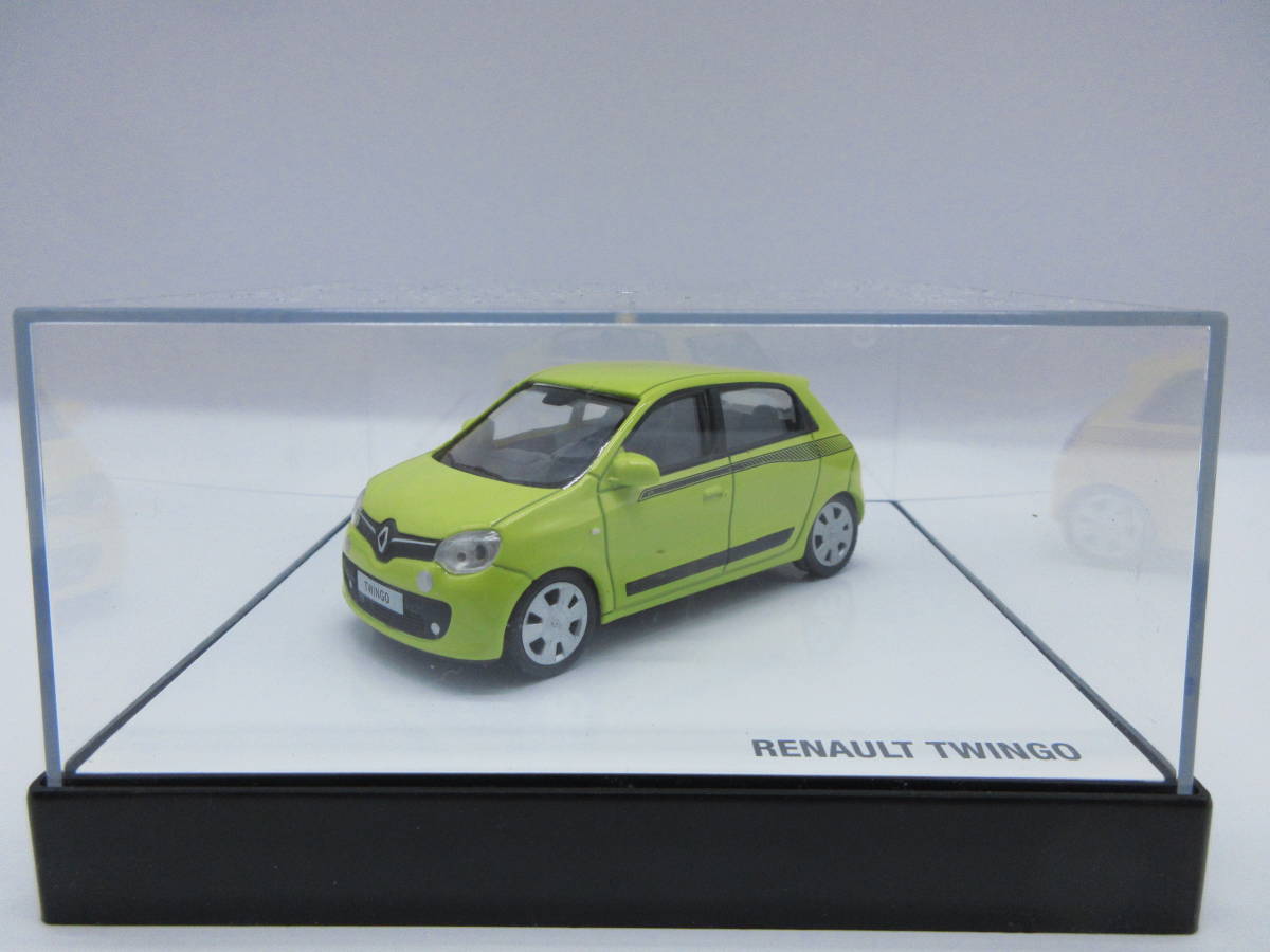 1/43 ルノー トゥインゴ　Renault TWINGO　ディーラー特注 ミニカー　カラーサンプル　イエロー