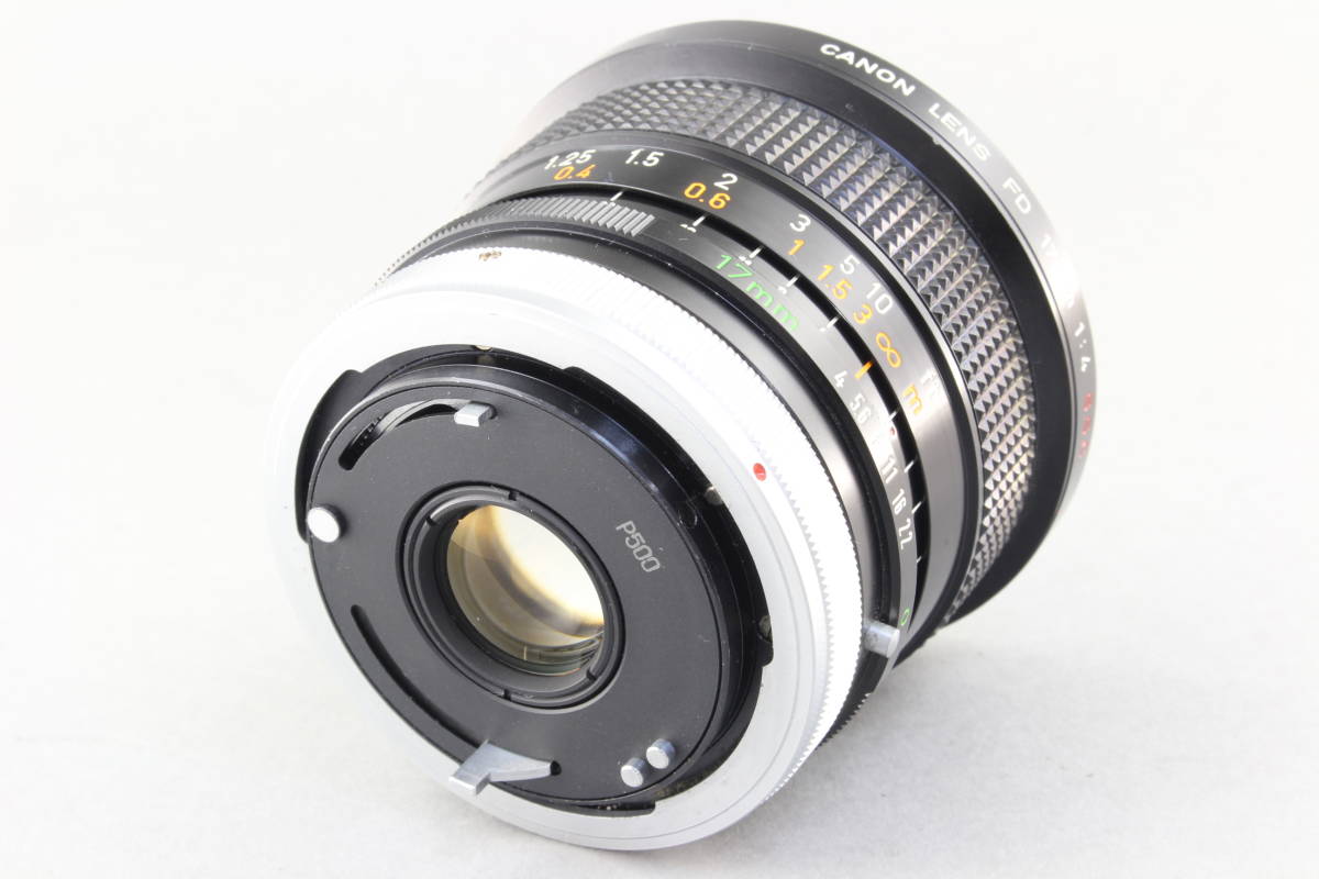 Canon】FD 17mm F4 S.S.C Oマーク 単焦点 キャノン 【ふるさと割】 50
