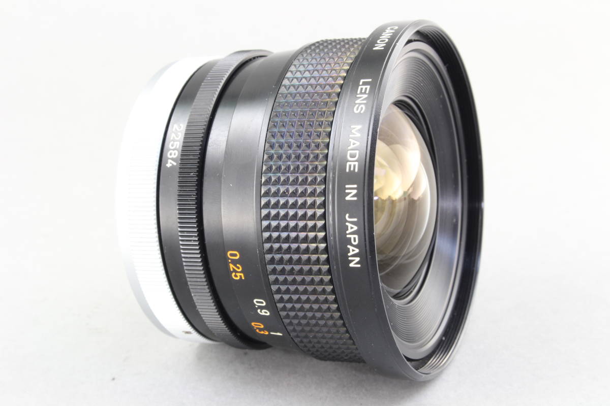 AB+ (良品) Canon キャノン FD 17mm F4 S.S.C. Oマーク 初期不良返品