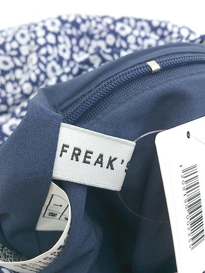 ◇ FREAK'S STORE フリークスストア 花柄 ロング ナロー スカート サイズ縦L 横S- ブルー系 ホワイト レディース P 1209190002255_画像3