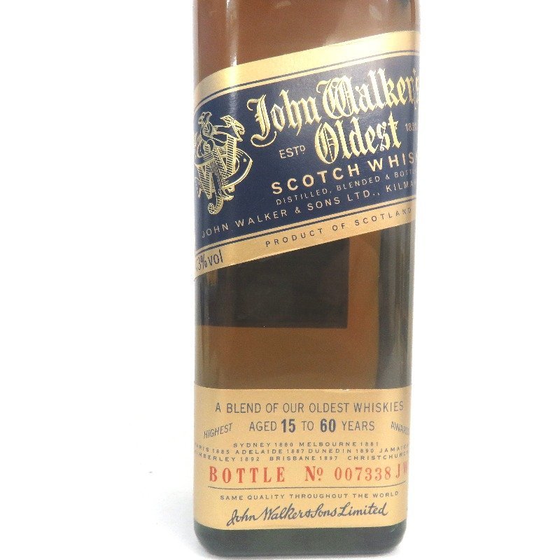 JOHNNIE WALKER OLDEST ジョニーウォーカー, 44% OFF