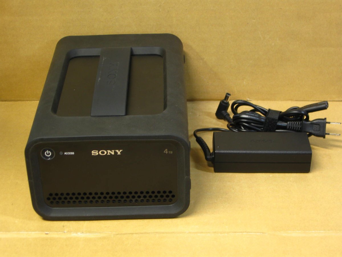 ▽SONY PSZ-RA4T 4TB 外付HDD 中古 RAID0/1/JBOD USB3.1/Thunderbolt2 ソニー 3