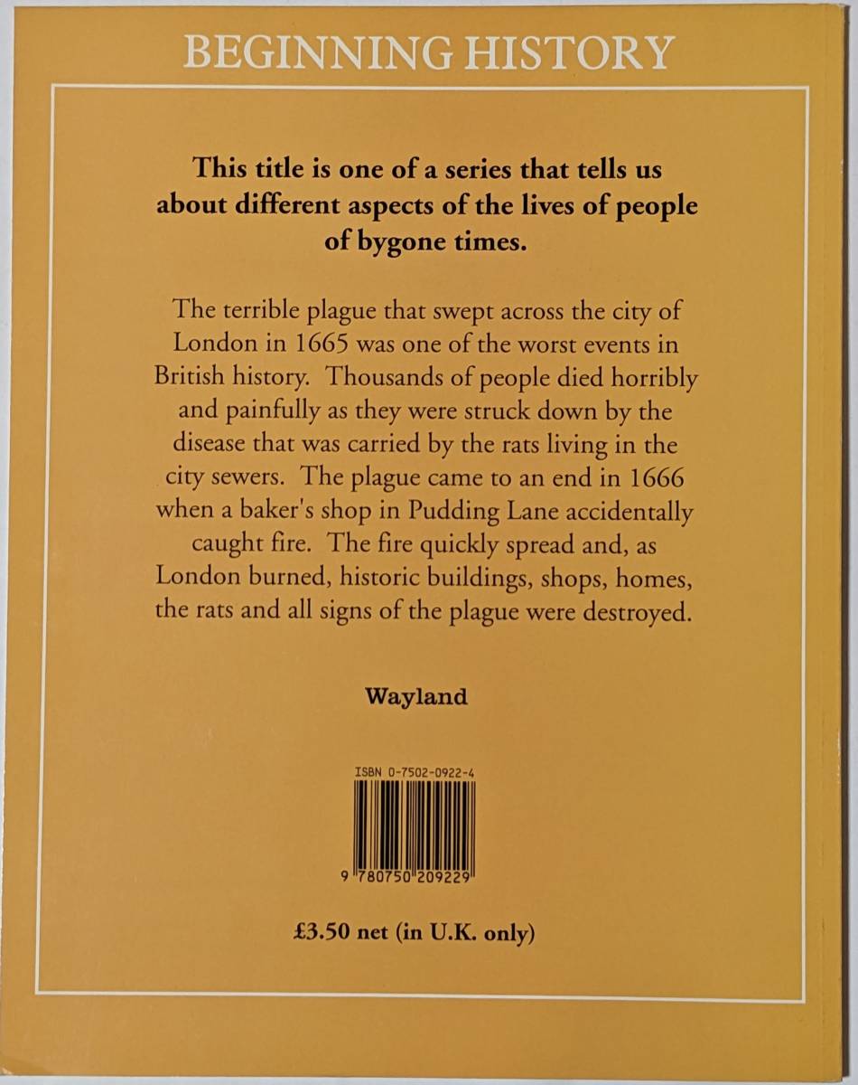 Beginning History「Plague and Fire」災害と火事/ペストとその終息/イングランドの歴史/社会/図版多数/ペーパーバック/英語_画像2