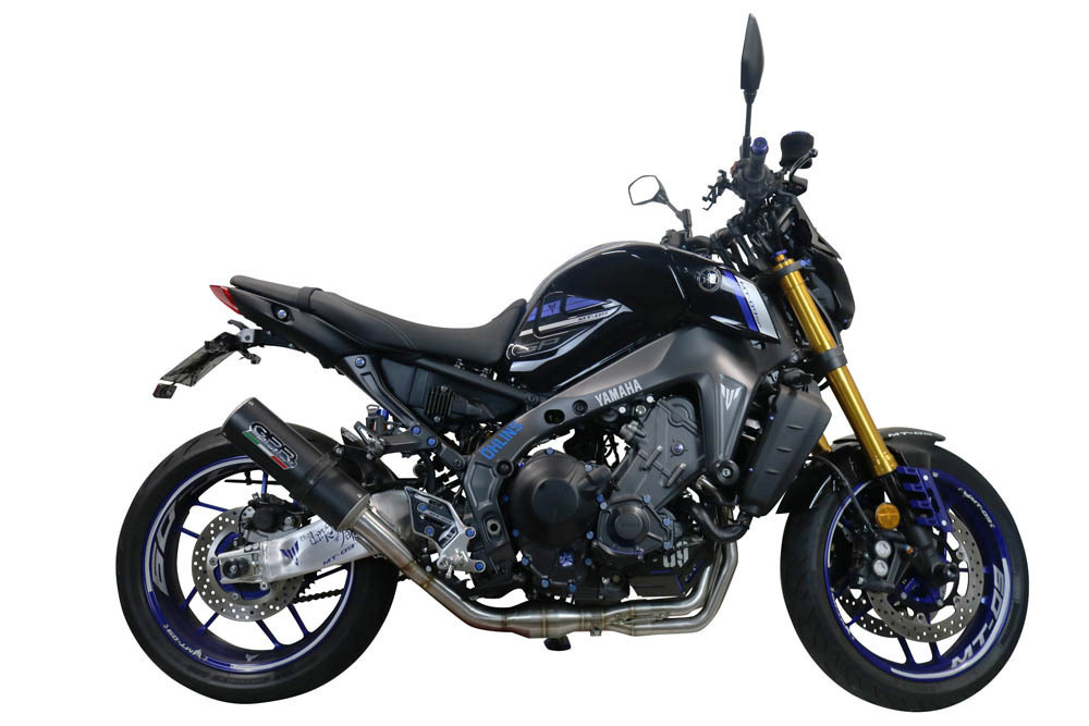 宅配 イタリア GPR M3 ブラック チタン フルエキゾースト マフラー ハイマウント ヤマハ MT-09 MT-09SP 2021- B7N BAM シャークマフラー フルシステムマフラー (3-1) SRC Super Short YAMAHA MT-09 SP(2021) 845082