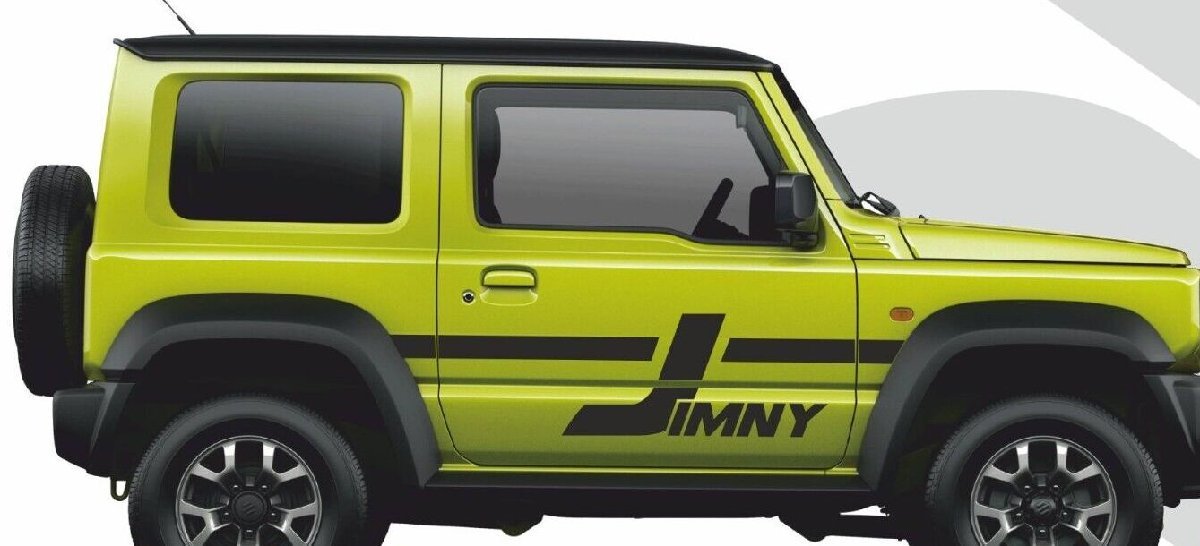 グラフィック デカール ステッカ ー 車体用 / スズキ ジムニー JB64 JB74 / サイド ドア ライン Jimny_画像1