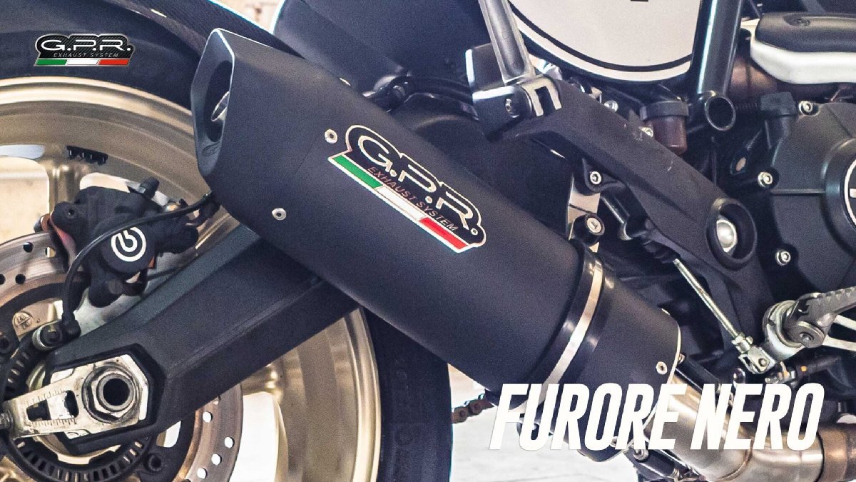 GPR FURORE EVO4 NERO 公道仕様スリップオン アプリリア APRILIA SX125 2018/2020_画像2