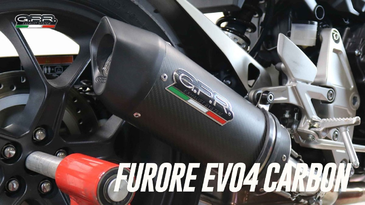 GPR FURORE EVO4 POPPY 公道仕様スリップオン アプリリア APRILIA SX125 2021/2022_画像1