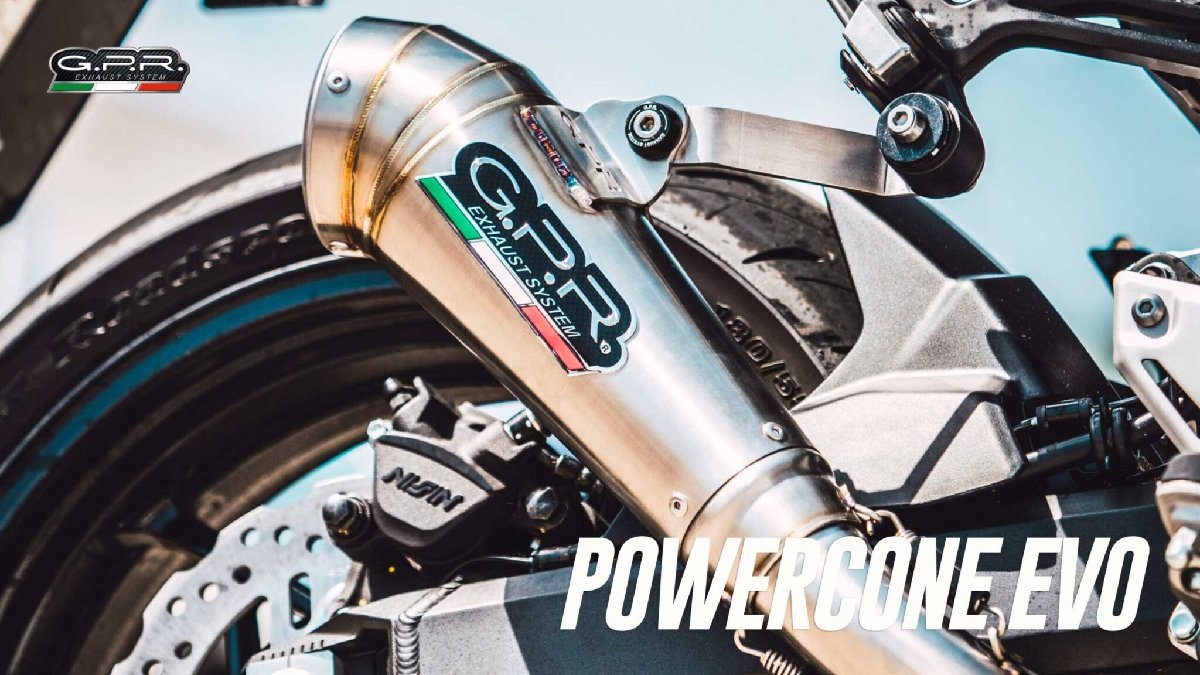 自動車、オートバイイタリア GPR POWERCONE EVO 公道仕様スリップオン