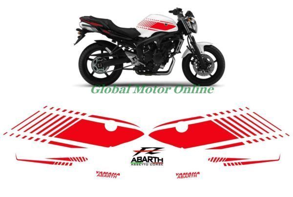 グラフィック デカール ステッカー 車体用 / ヤマハ FZ6 FZ-6 / レプリカ ABARTH ASSETTO CORS_画像1