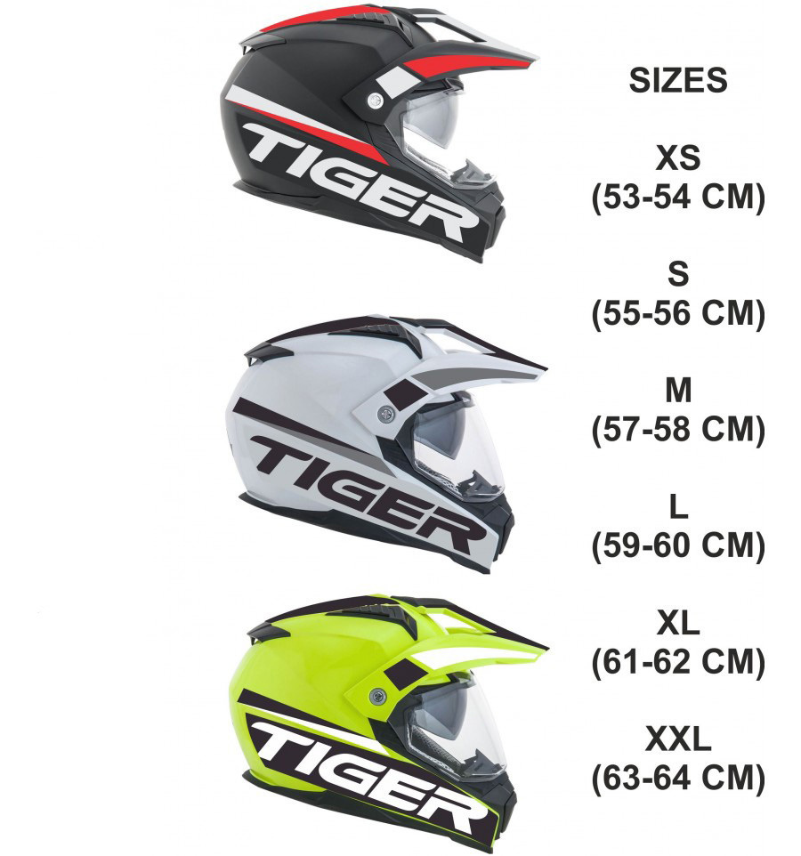 超話題新作 イタリア製 ACERBIS 新品未使用品 タイガー Enduro TIGER トライアンフ オフロードヘルメット アチェルビス Lサイズ 