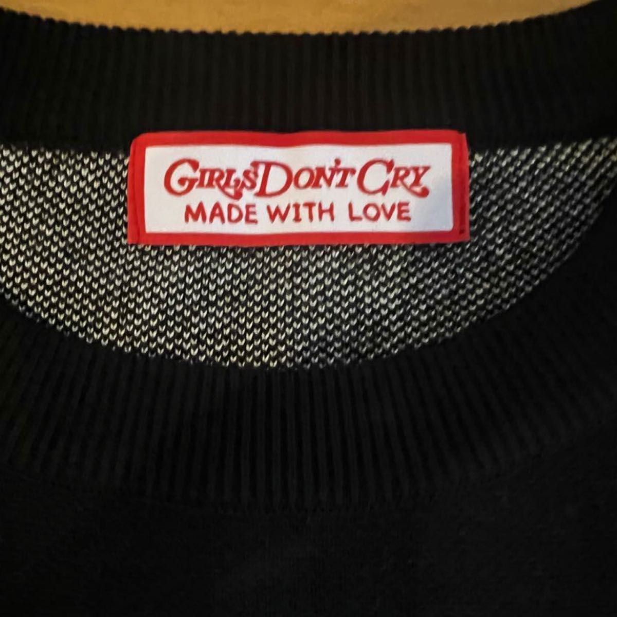 girls don't cry セーター ニット ガールズドントクライ　sweater verdy's gift shop L
