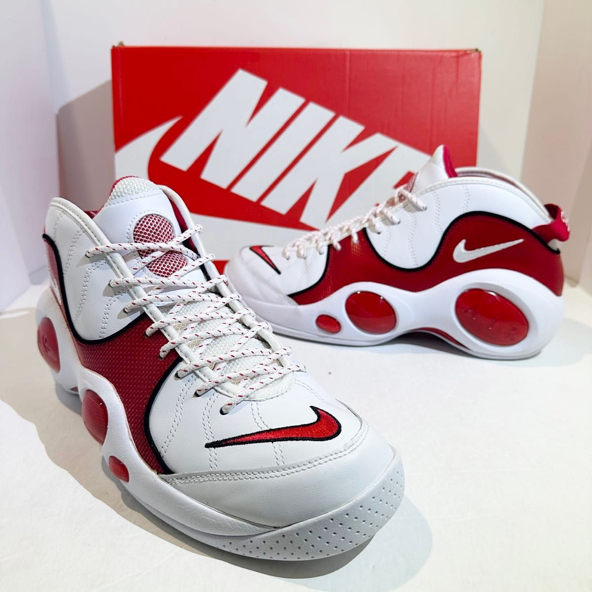 NIKE/ナイキ★AIR ZOOM FLIGHT 95/エアズームフライト95★レッド/赤×白★赤目玉★DX1165-100★29