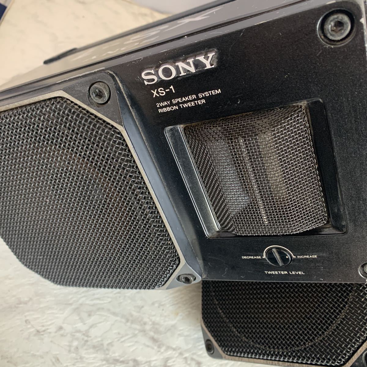 SONY XS-1 2Way speaker 置型カースピーカー昭和旧車街道 SONY XS-1 2Way speaker 置型カースピーカー昭和旧車街道