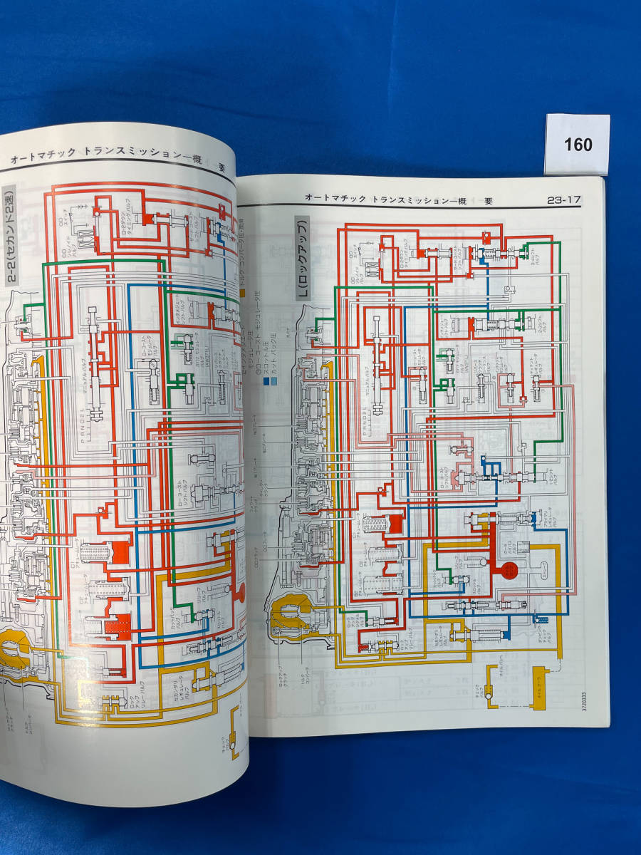 160/三菱AW370Lトランスミッション整備解説書スタリオン A183A デリカ PO3W PO5W AW371L AW372L 1986年9月_画像4