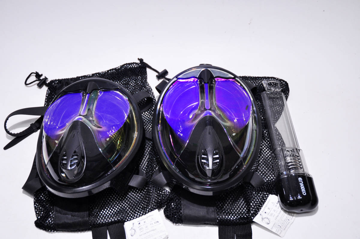 2個セット フルフェイス シュノーケルマスク S M - 通販 - webdemodxb.com