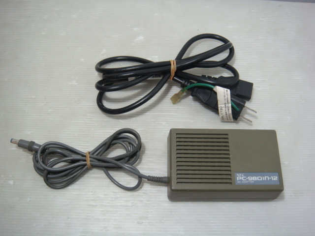 NEC AC ADAPTER 14V~1.2A PC-9801N-12 outer diameter approximately 5.5mm inside diameter approximately 1.4mm operation guarantee 