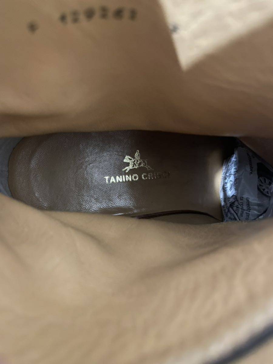希少 1867年ミラノ創業 乗馬用ブーツメーカー イタリア製 タニノクリスチー TANINO CRISCI ジョッパーブーツ 7 フラソット ジョンロブ _画像5