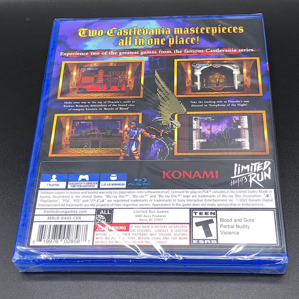 ○Castlevania Requiem 北米版 PS4 プレイステーション4 キャッスルヴァニア レクイエム 悪魔城ドラキュラ