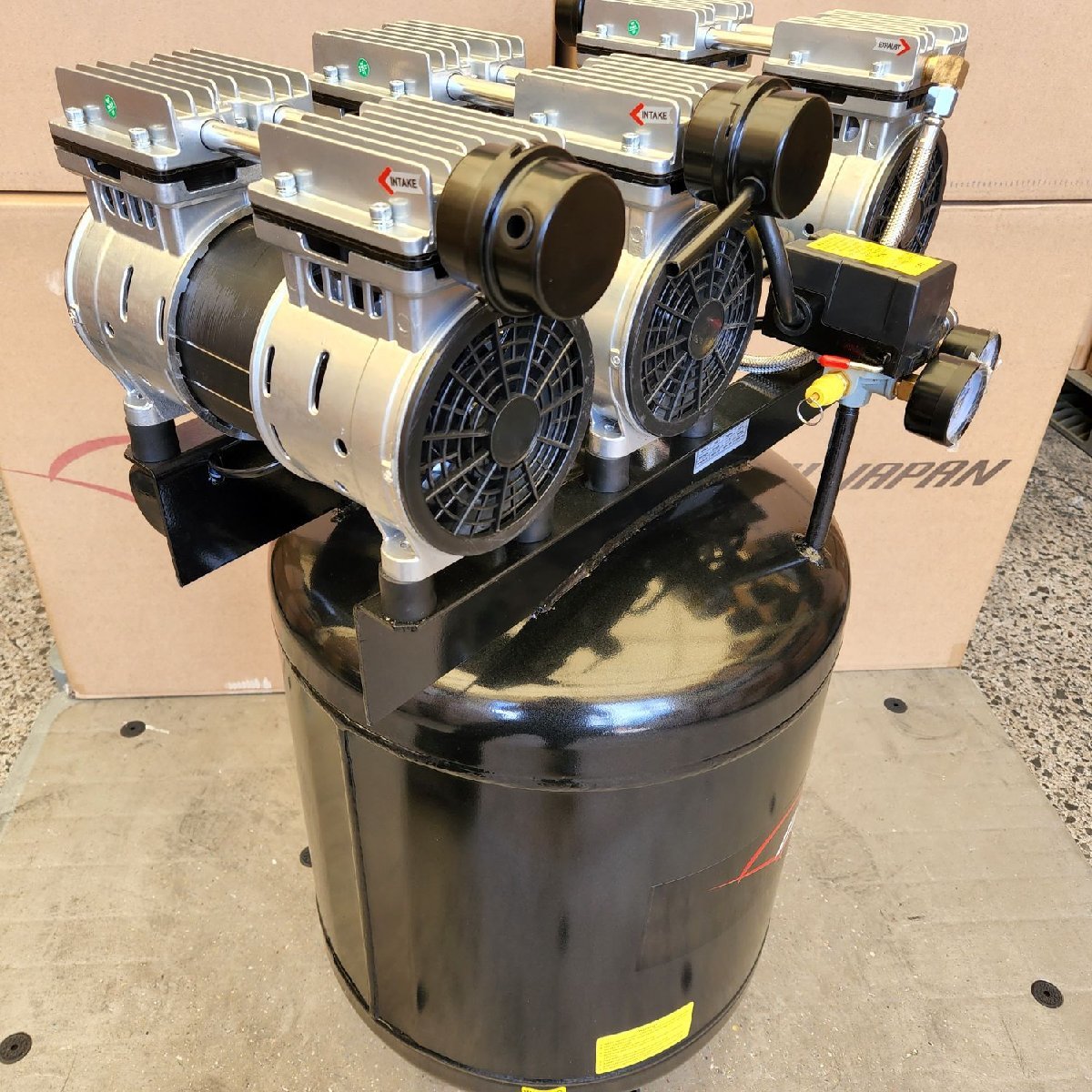 コンプレッサー 100v 静音 オイルレス 40L | datatraceautomation.in