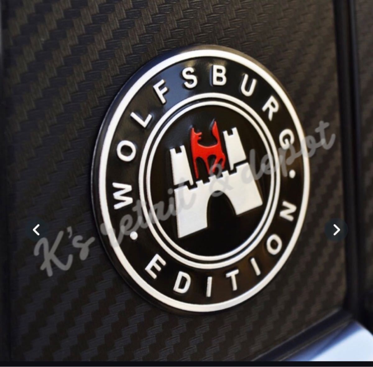 WOLFSBURG ステッカーです。52mm 4枚セット Volkswagen ワーゲン_画像4