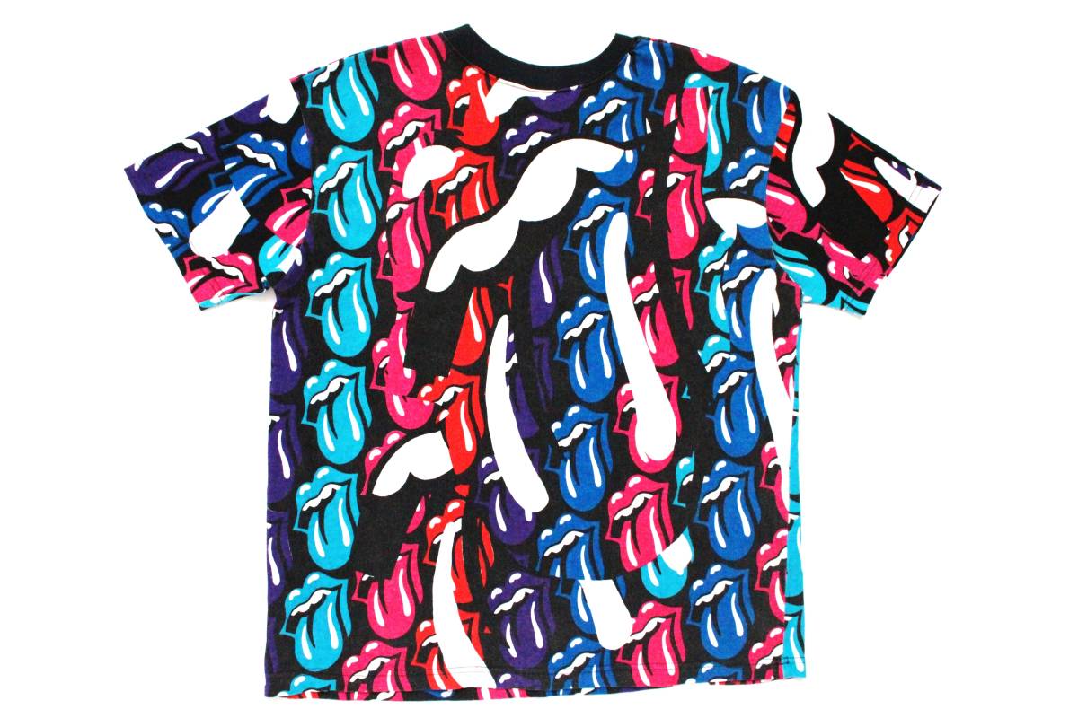 Bibian 比比昂 - レア☆89年 ローリングストーンズ 総柄 Tシャツ Bibian 比比昂 - レア☆89年 ローリングストーンズ 総柄 Tシャツ