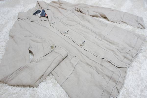 * Armani Jeans * лен 100* подкладка нет * Италия производства * жакет 48