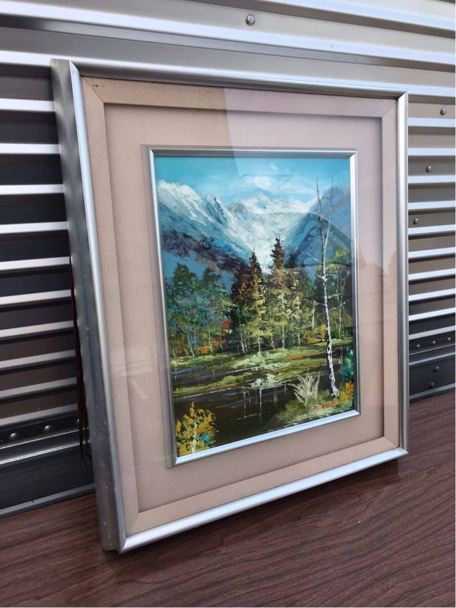 Yahoo!オークション - 即決 風景画 油絵 絵画 額装 K.AOKI 2241 Yahoo!オークション - 即決 風景画 油絵 絵画 額装 K.AOKI 2241