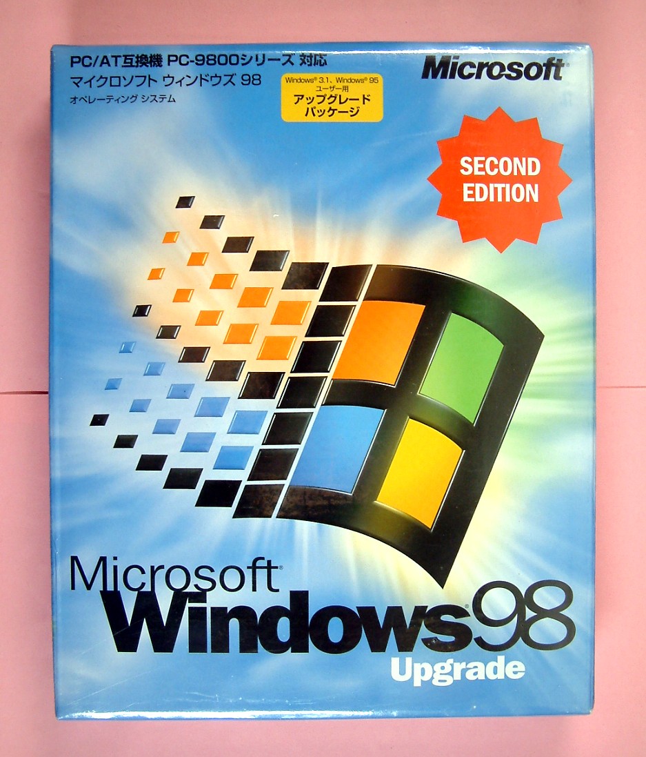 3101】 Microsoft Windows 98 SE アップグレード版 未開封品 3101】 Microsoft Windows 98 SE アップグレード版 未開封品