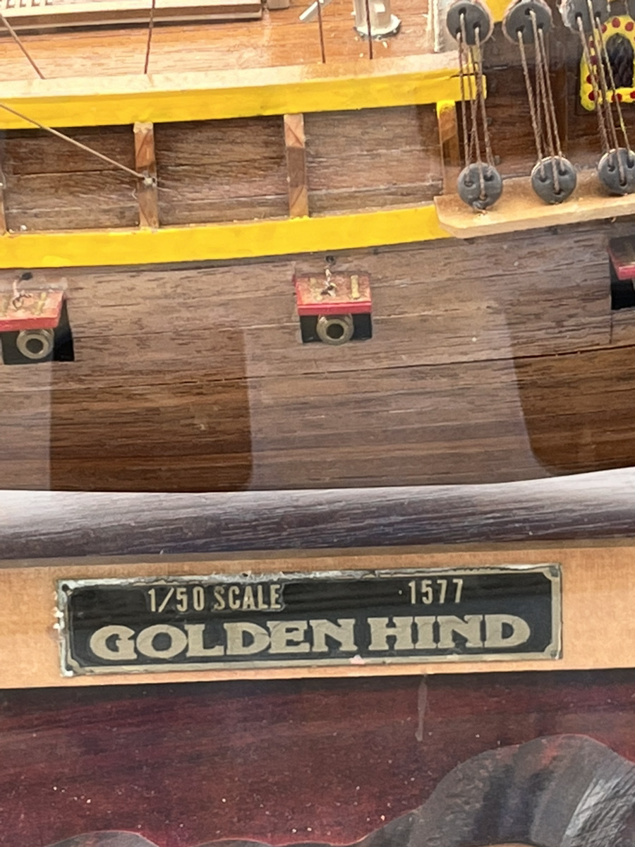 1/50スケール 木製 帆船模型 完成品 GOLDEN HIND 引き取り限定_画像5