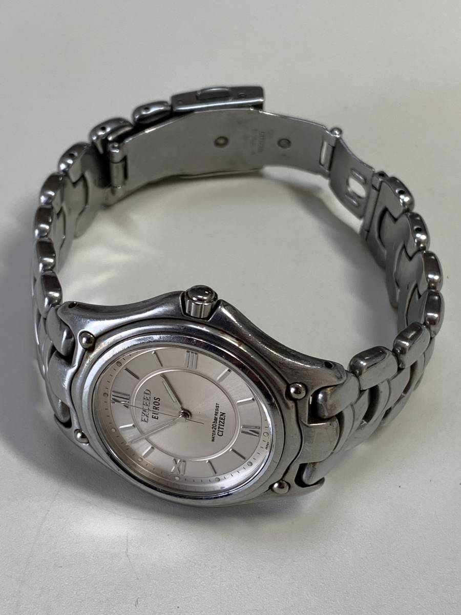 A704 腕時計　CITIZEN/シチズン　EXCEED/エクシード　EUROS/ユーロス　0330-H03574 Y クォーツ　シルバー　ラウンド_画像8