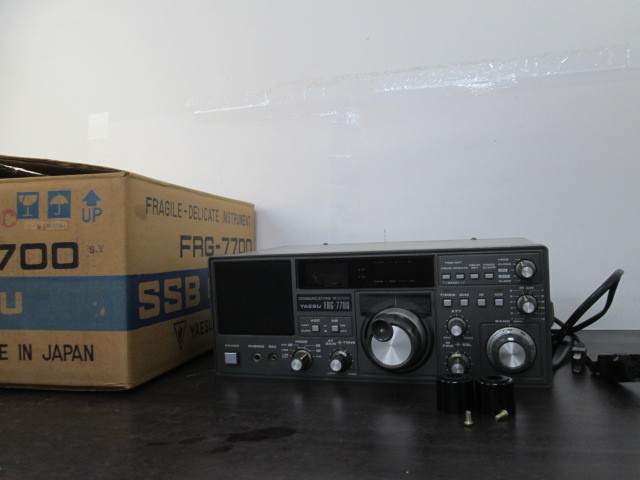 ヤエス ラジオ受信機 FRG-7700 Yahoo!オークション - YAESU ヤエス FRG-7700 通信型受信機 0.5
