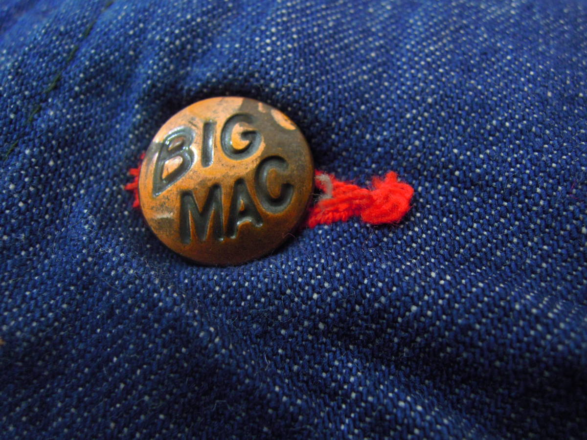 99k 60's VINTAGE ビッグマック BIG MAC　Penney'sブランケットライナー デニムカバーオールジャケット_画像5