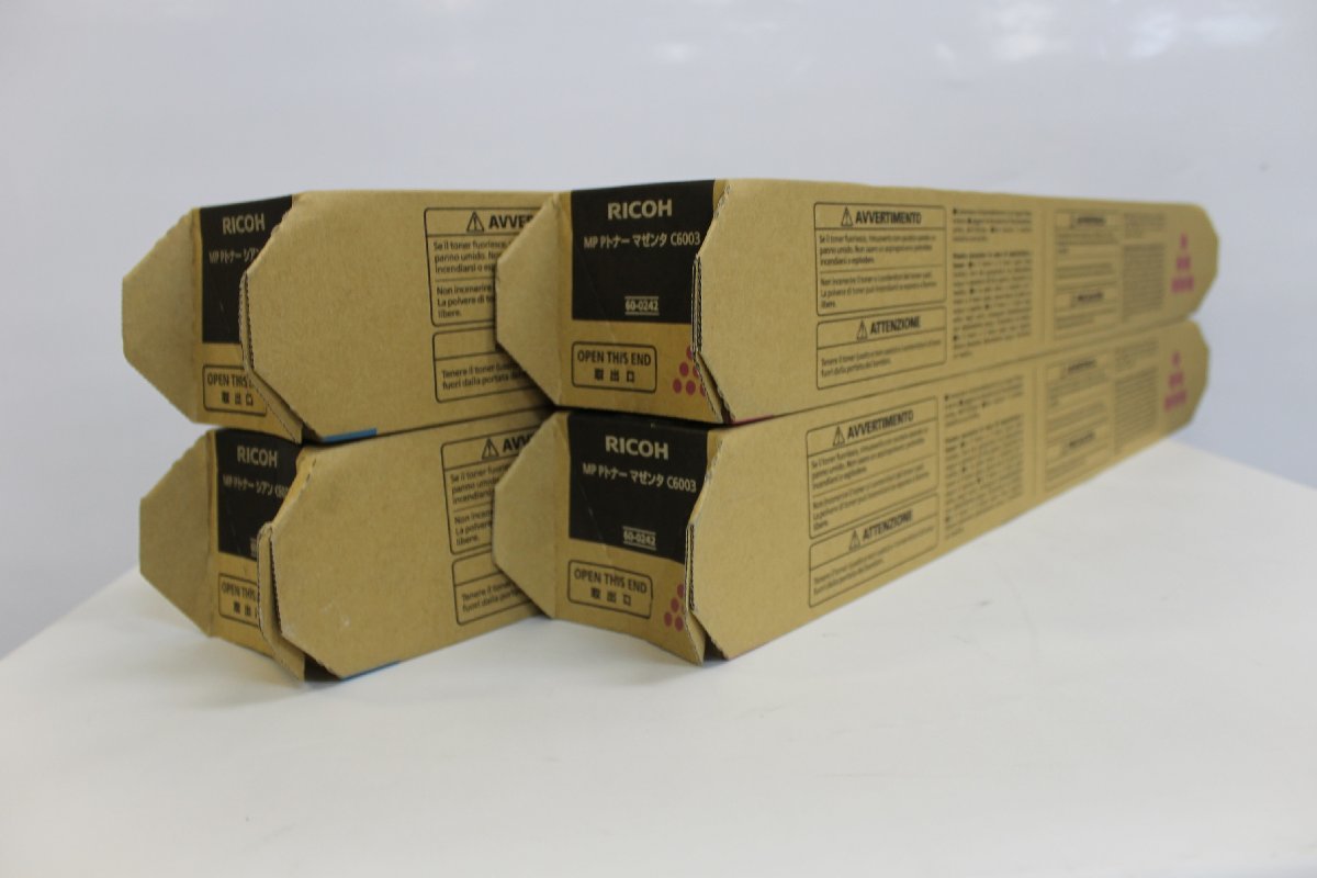 大阪発】【RICOH】純正未使用トナー ☆MP Pトナー C6003☆ 4色