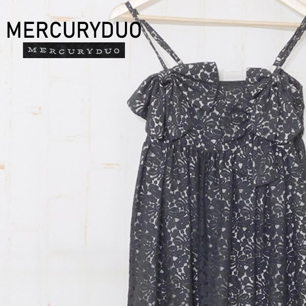  Mercury Duo MERCURYDUO# туника безрукавка One-piece Cami платье кружевная лента #F# черный *RY3207020