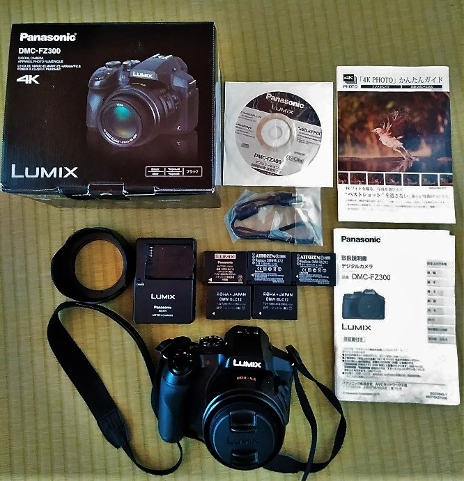 Panasonic LUMIX FZ DMC-FZ300-K 箱付き カメラ-